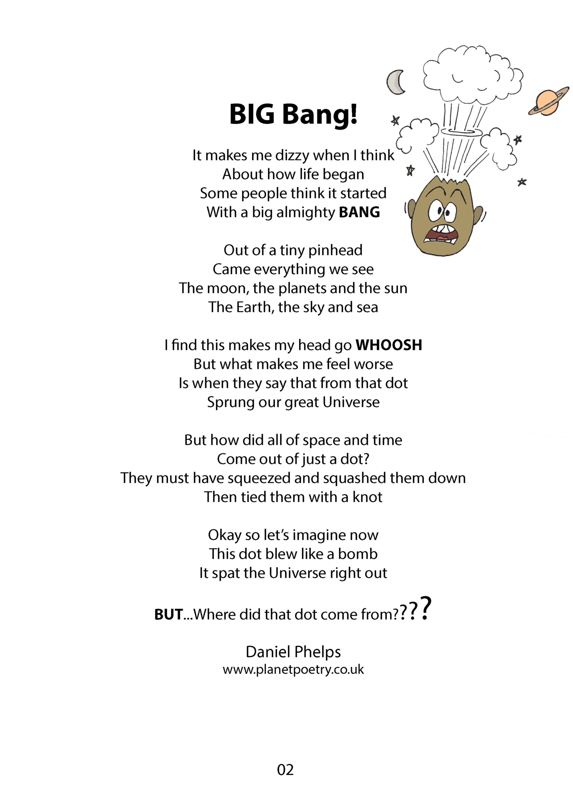 BIG BANG- For National Poetry Day